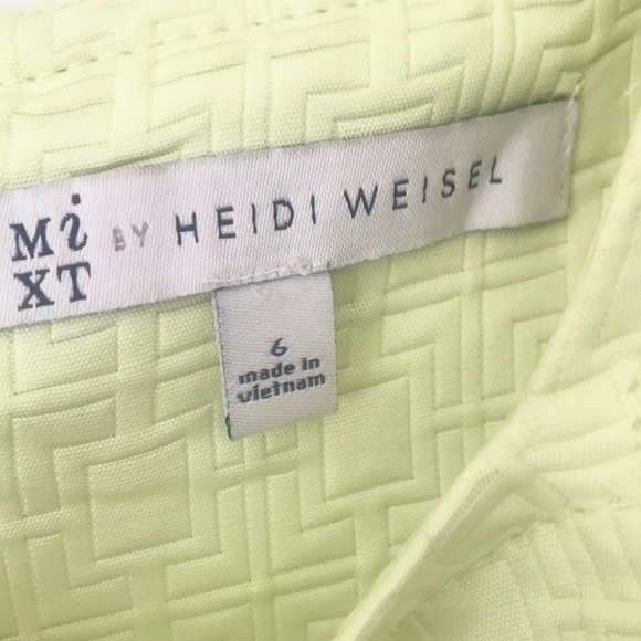 Mixit by Heidi Wiesel Lime A Line Pleated Dress - Picture 7 of 8